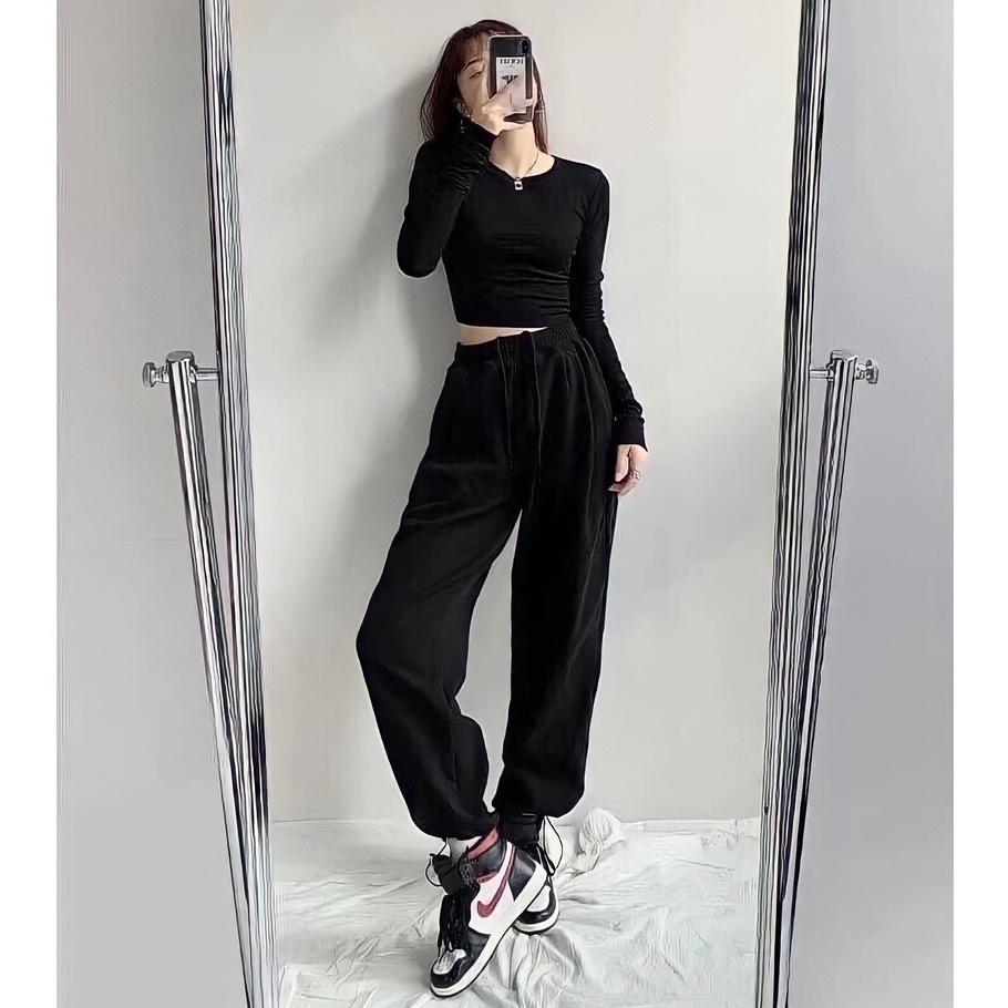 Áo Hoodie Nỉ Trơn Nam Nữ Unisex Form Rộng Đen Trắng I'm Basic