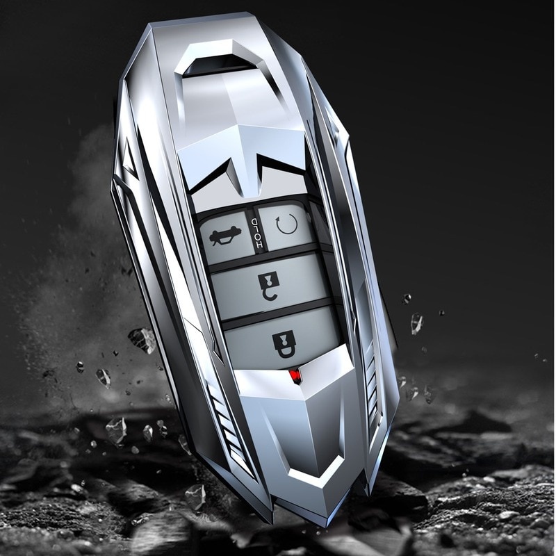 1 Bộ Vỏ Bọc Chìa Khóa Điều Khiển Từ Xa Bằng Hợp Kim Kẽm Cho Honda Civic Accord CRV HR-V Brio BRV City Odyssey