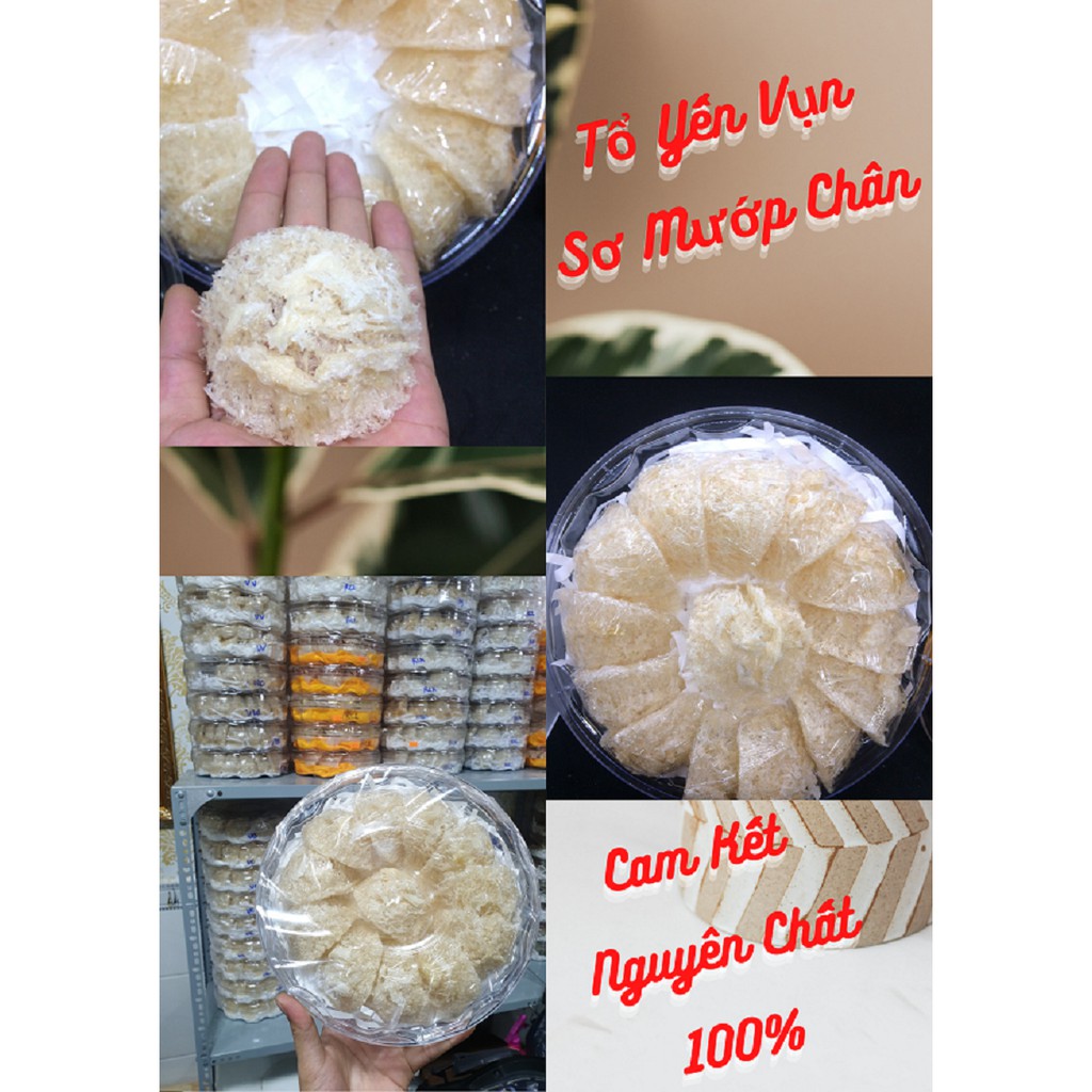 Tổ Yến Vụn Sơ Mướp Chân Nguyên Chất 100% Hộp 50gr - 100gr + Quà .