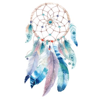 Sticker ủi thêu hình dreamcatcher