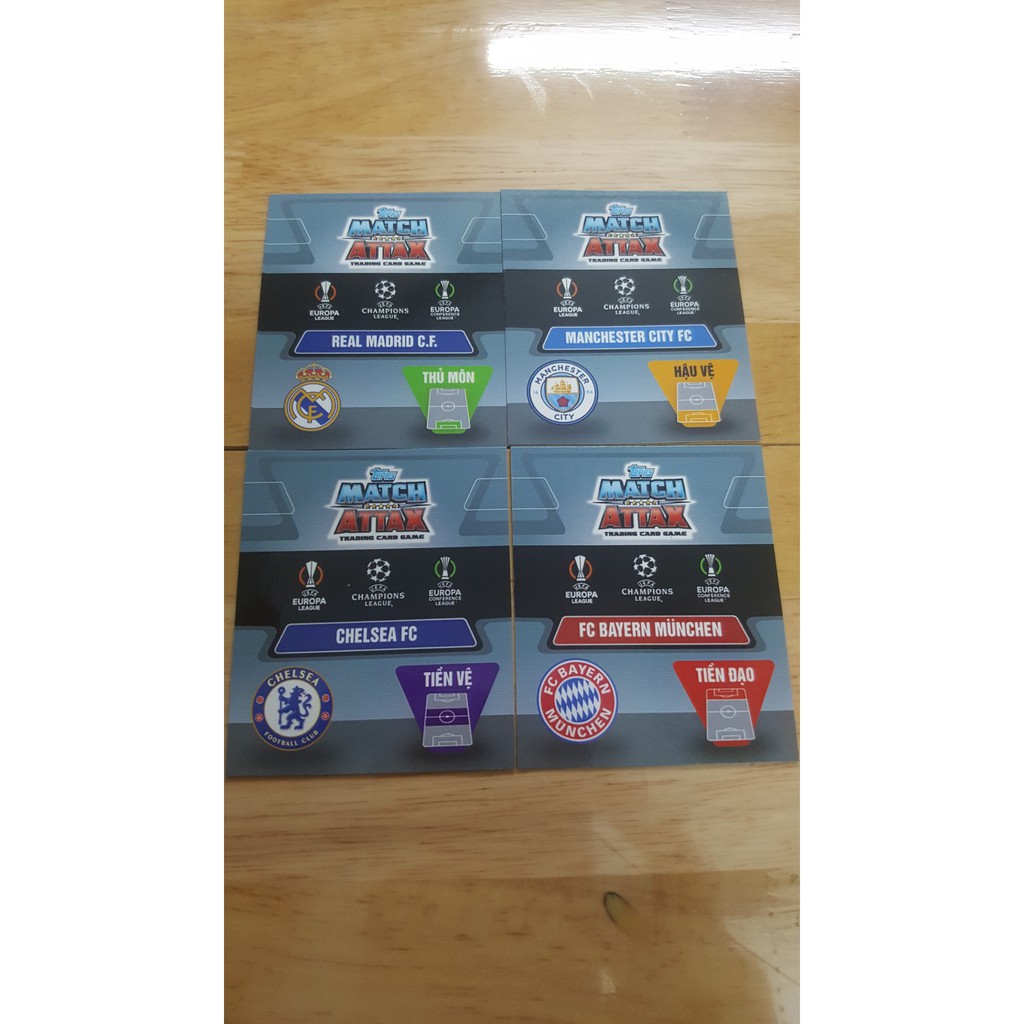 LẤP LÁNH -  BST Album thẻ in Match Attax 2021/2022 UEFA Champions League có lấp lánh