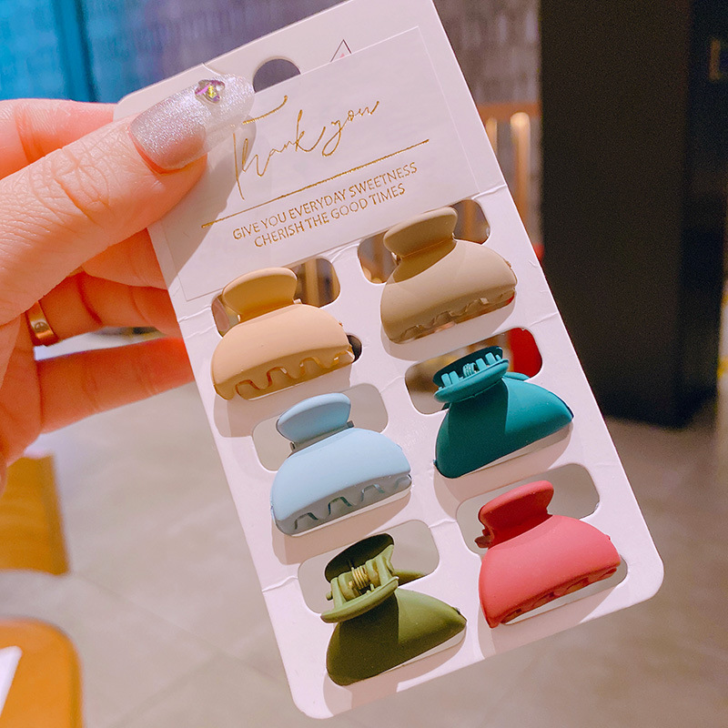 Set 6 kẹp tóc Haimeikang nhỏ nhắn hình nơ nhiều màu sắc dễ thương