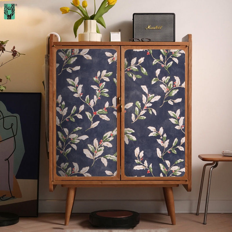 Giấy Dán Tường Tự Dính Phong Cách Vintage Trang Trí Nội Thất