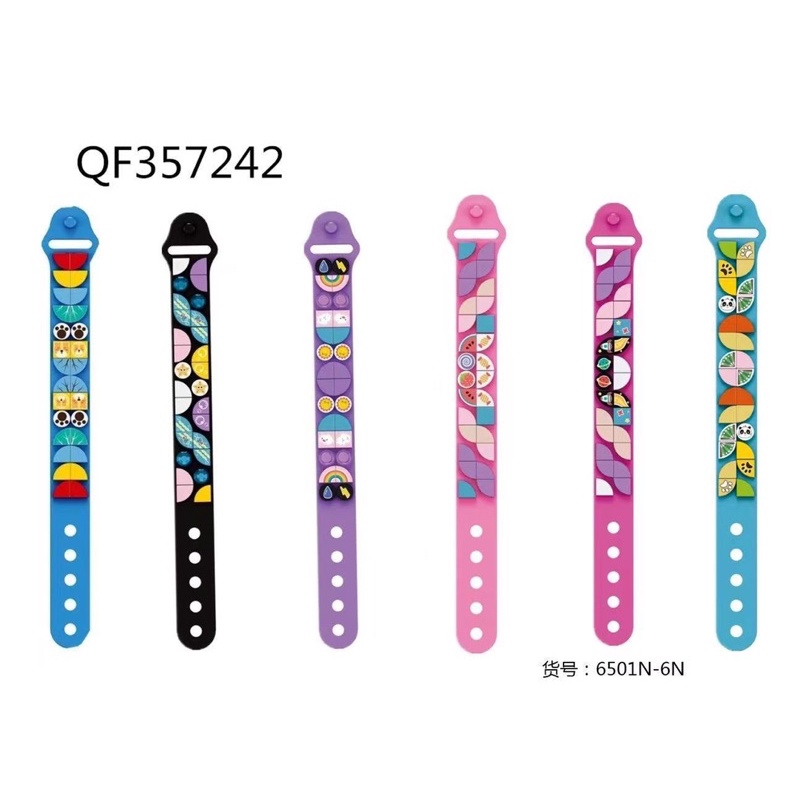 Set 6 vòng tay legodots
