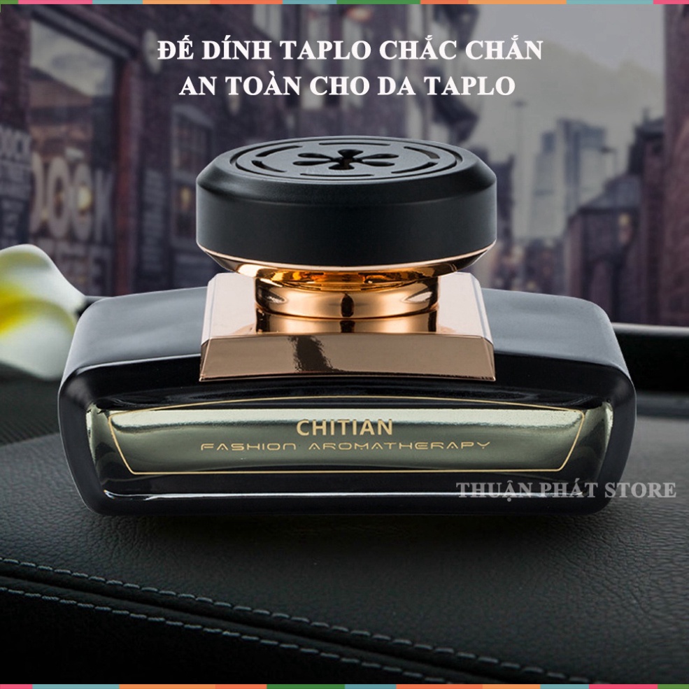 Nước hoa ô tô Chitian chính hãng tinh dầu xe hơi cao cấp đặt taplo ô tô khử mùi chống say xe hoàn toàn từ thiên nhiên