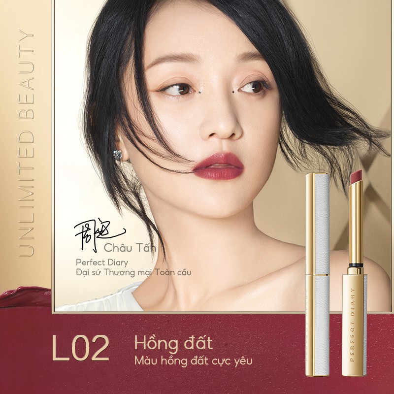 Son Lì Perfect Diary Tông Nhung Lì Đậm Bộ Sưu Tập Mùa Đông Với Thỏi Nhỏ 8 Màu | BigBuy360 - bigbuy360.vn