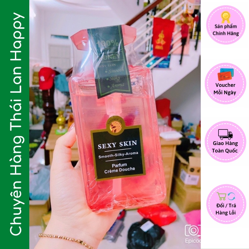 Sữa Tắm Hương Nước Hoa SEXY SKIN 600ml của Pháp