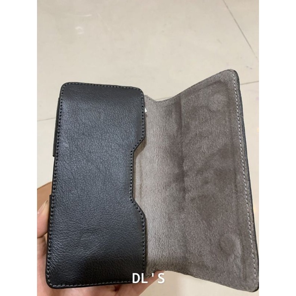 Bao da đựng điện thoại đeo ngang hông, đeo qua dây nịt siêu sang tự may (100% da bò) | BigBuy360 - bigbuy360.vn