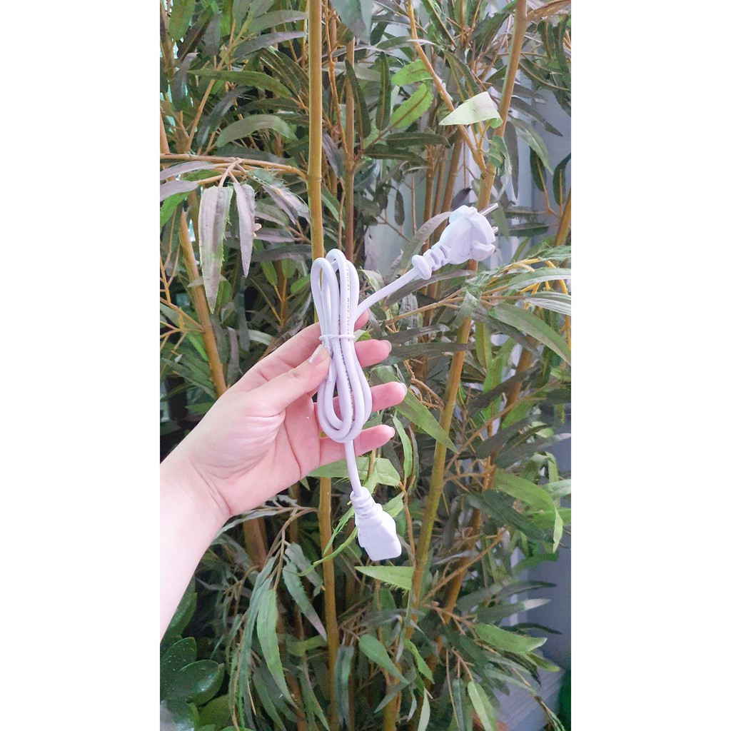 Dây nguồn PC 1M 2 chân lõi đồng nguyên chất -  lõi hợp kim dùng cho máy tính,máy in, nồi cơm điện... Máy Tính TT