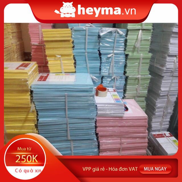 Bìa cứng đóng sổ A4,Bìa màu ngoại A4 tập 100 tờ ٩۶