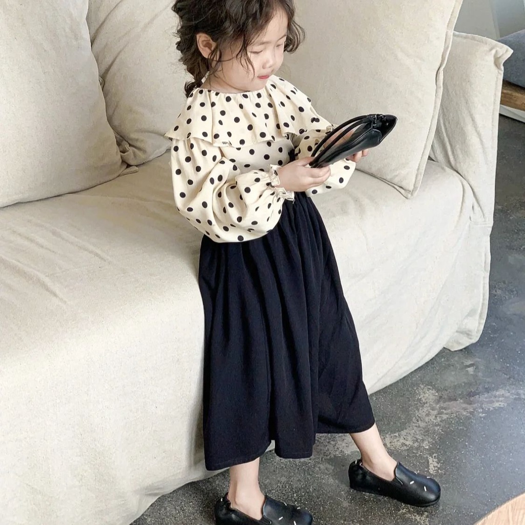 Set Đồ Xuân Thu Phong Cách Phương Tây Thời Trang Mới 2022 Cho Bé Gái