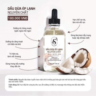 [Sam Natural] Dầu dừa ép lạnh nguyên chất