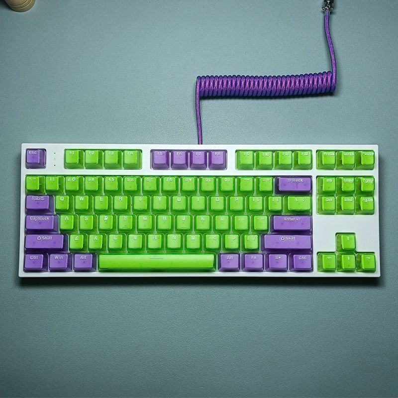 LEOBOG key cap transparent 131key ABS material OEM highly customized complete set of translucent personality key cap