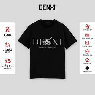 Áo thun tay lỡ black addict denxi nam nữ chất cotton