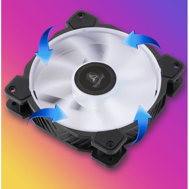 Quạt tản nhiệt Segotep RGB CASING fan 120mm 5v3pin ARGB cho máy tính