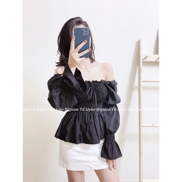 Áo Kiểu Bản Chun Tiểu Thư Phù Hợp Các Nàng Chubby