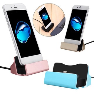 【RAC】Desktop Micro USB Type C Phone Charger Dock Charging Cradle for iPhone Android