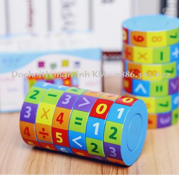 Bộ Rubik Toán Học 6 Tầng Bằng Gỗ