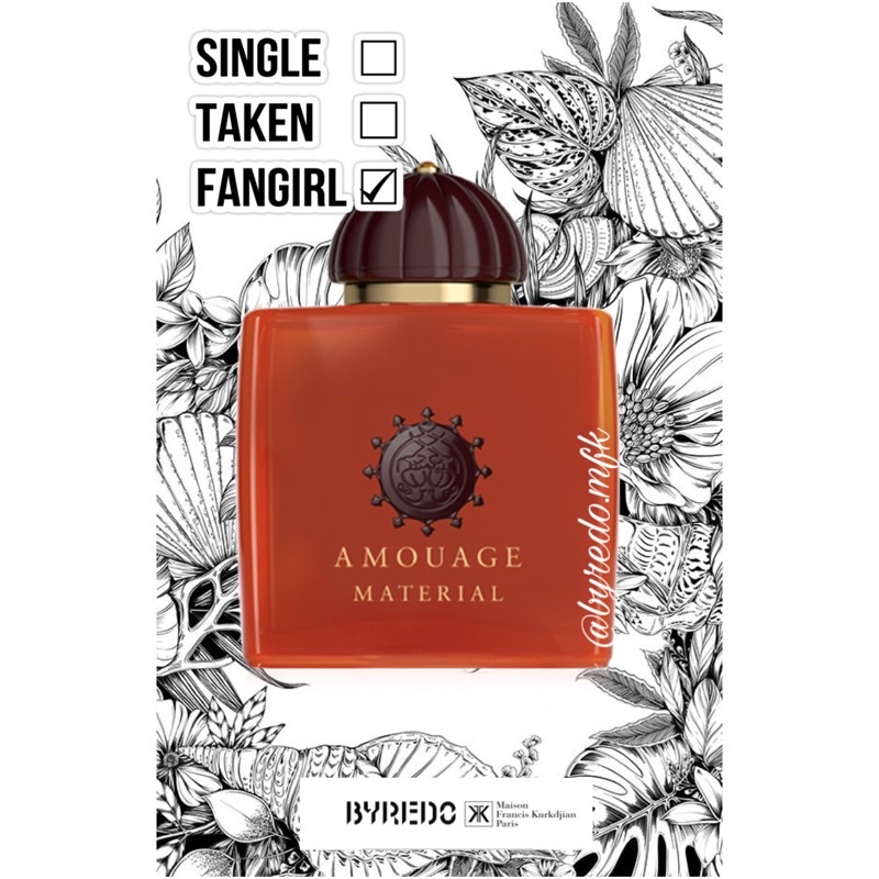 Mẫu Thử Nước Hoa Nữ Amouage Material 10ml/20ml | BigBuy360 - bigbuy360.vn