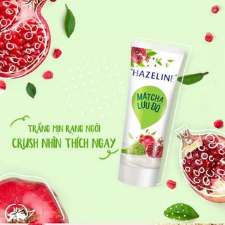 80 ml - Sữa rửa mặt Hazeline Macha lựu đỏ