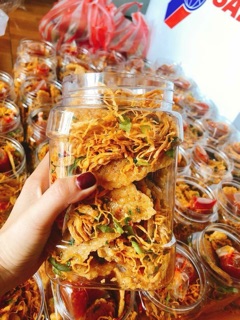 Combo 3 hũ cơm cháy lắc khô gà