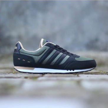 Giày Thể Thao Adidas Neo City racer Màu Ô Liu