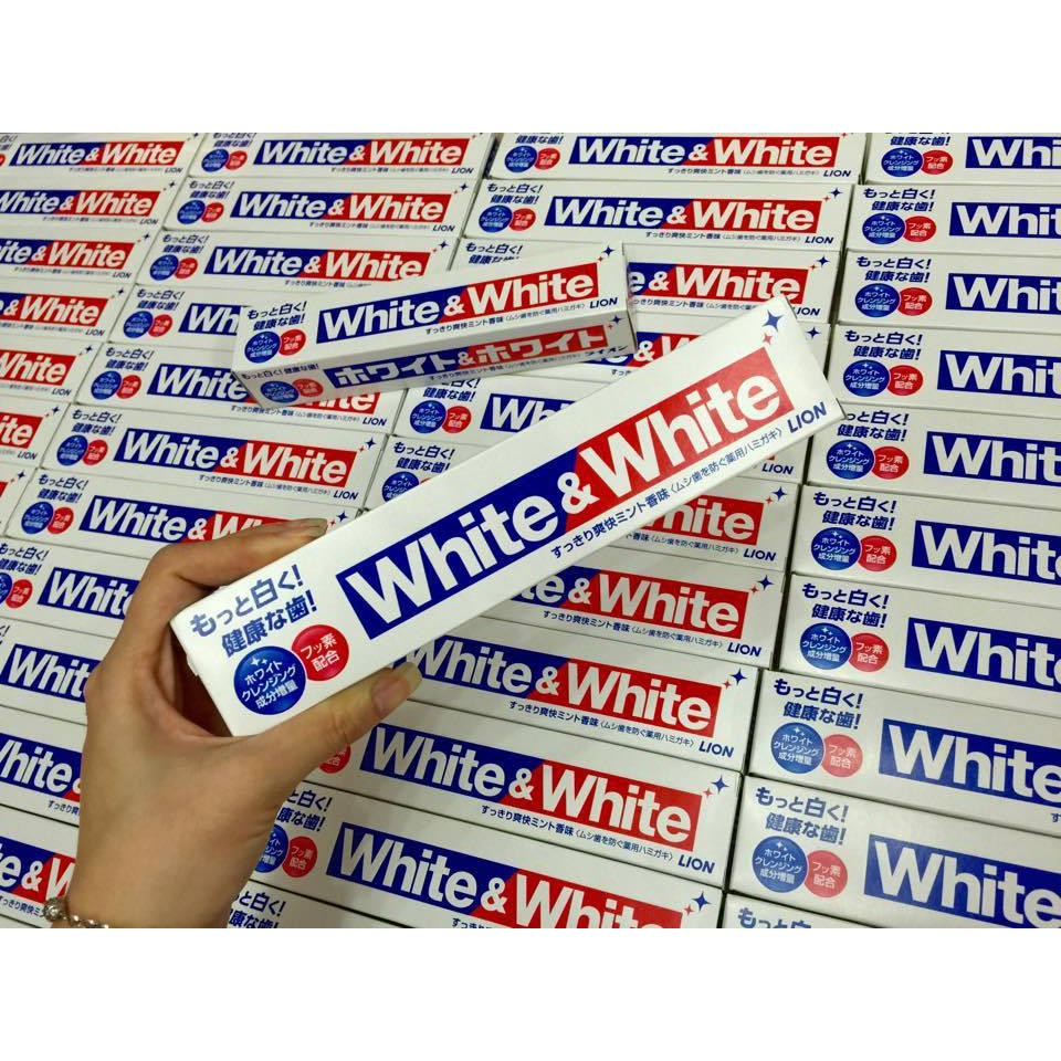 Kem đánh răng white & white nhật bản