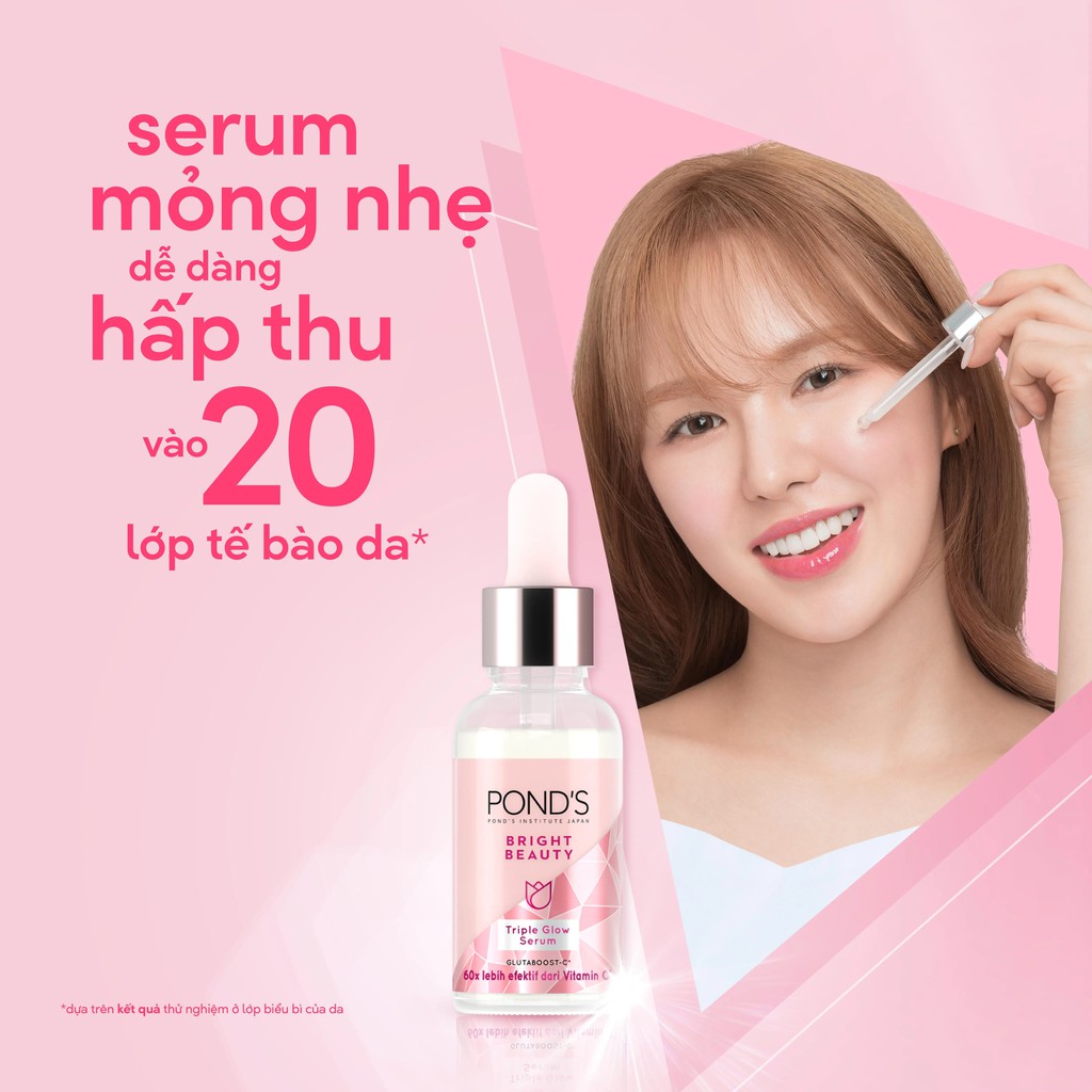 Combo serum dưỡng sáng mờ thâm và kem dưỡng ẩm ngày đêm Pond's White Beauty 30g &amp; (50g x 2)