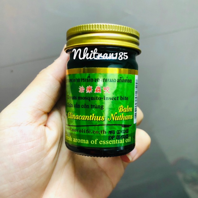 Dầu cù là xanh Herbal green 50g