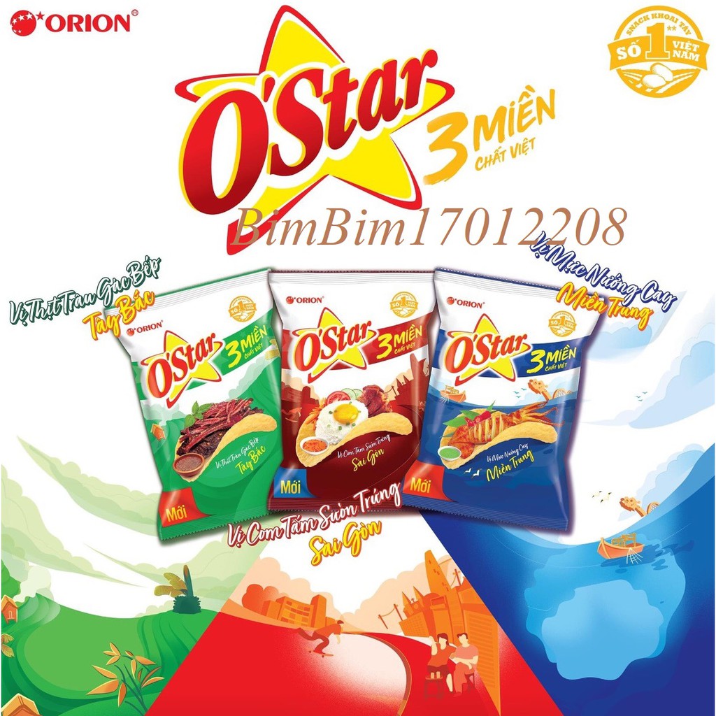 10 GÓI BIM BIM ORION  CÁC VỊ ( Ostar, Swing, Toonies, ...)