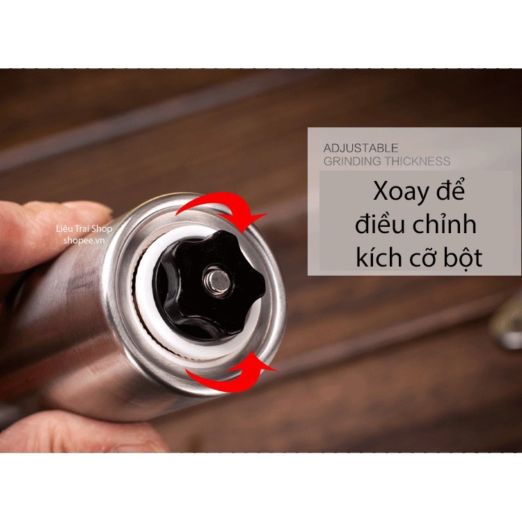 Cối xay cà phê Inox mini lõi gốm Ceramic