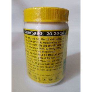 Phân bón NPK 20 20 20 +TE lọ 100gr nhập khẩu-  chuyên dụng.