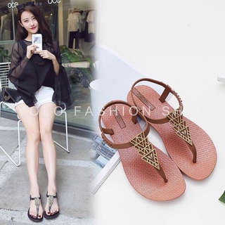 Dép kẹp, sandal xỏ ngón nữ đi biển  điệu đà xinh xắn siêu mềm êm chân - DK3