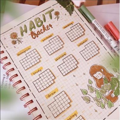 Hàng Chính Hãng Sổ caro Klong viết thư pháp calligraphy bulletjournal giấy dày xịn hàng chính hãng