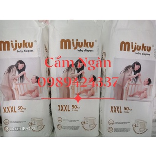 Tã/bỉm quần mijuku size xxxl/3xl 50 miếng