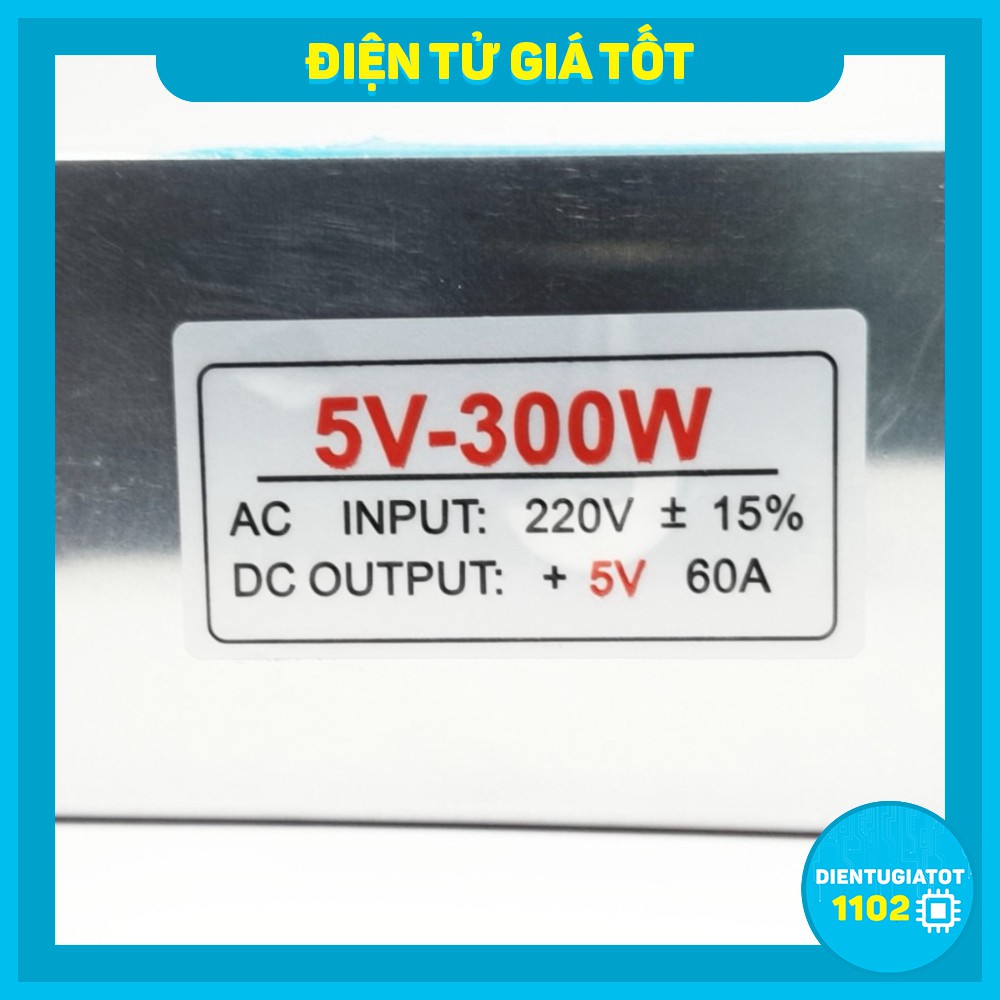 Nguồn Tổ Ong 5V60A 300W, Nguồn Tổ Ong 5V 60A 300W, Nguồn Xung