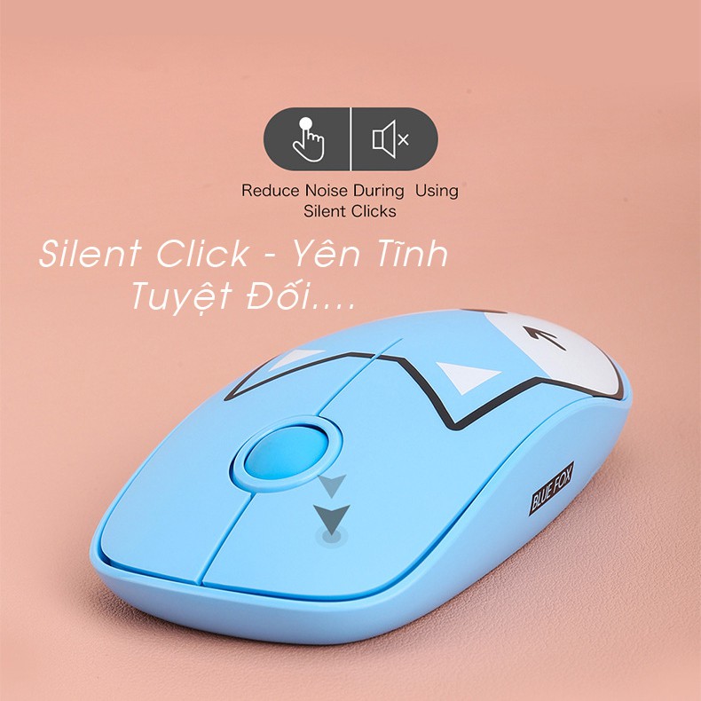 [Mã SKAMSALE03 giảm 10% đơn 200k] Chuột Máy Tính Không Dây Cute EZPC