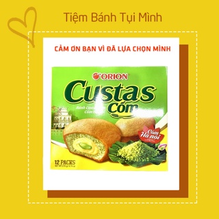 Bánh custas kem cốm hà nội hộp 12 cái 276g