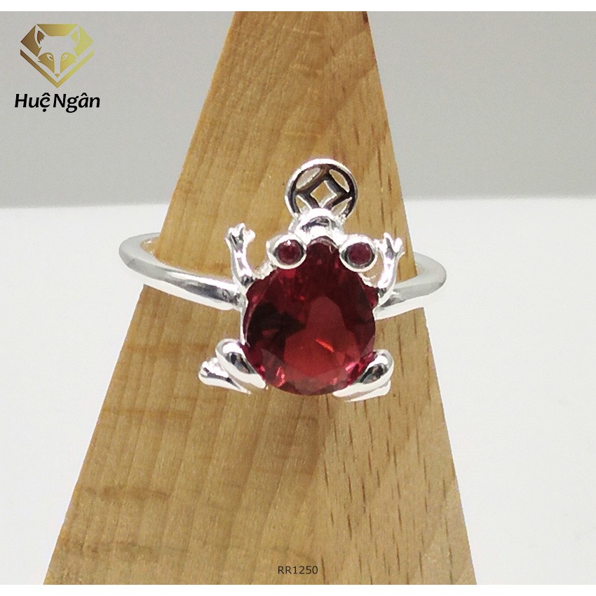 Nhẫn bạc 925 Huệ Ngân - Cóc thần tài RR1250