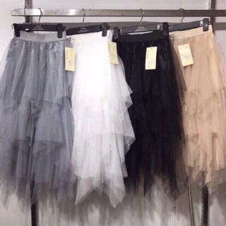 Chân váy tua tủa xếp tầng siêu xinh có ảnh thật