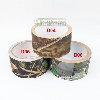 Băng keo ngụy trang ống kính 3D chống nước dài 10m có dính giá rẻ