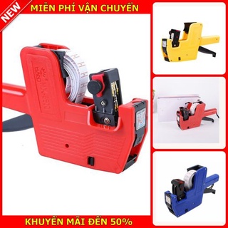 Máy bấm giá tiền mini, hàng xịn giá tốt, tiện lợi, tặng kèm mực in và cuộn giấy in