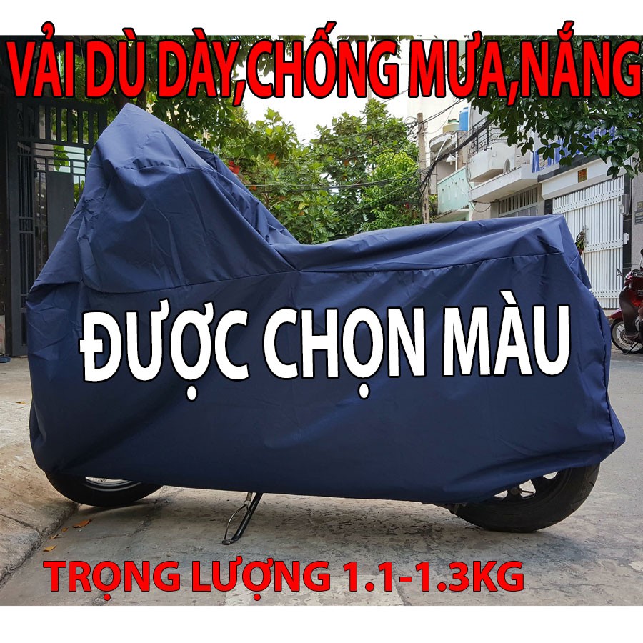 Bạc trùm ,Áo trùm xe máy chống thấm,chống nắng loại tốt