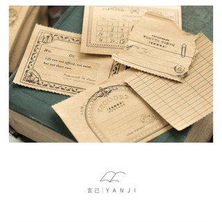 Giấy note vintage chất liệu giấy kraft cổ điển