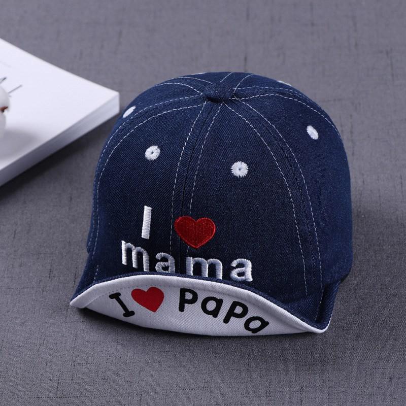 Mũ lưỡi trai trẻ em họa tiết thêu đáng yêu thời trang