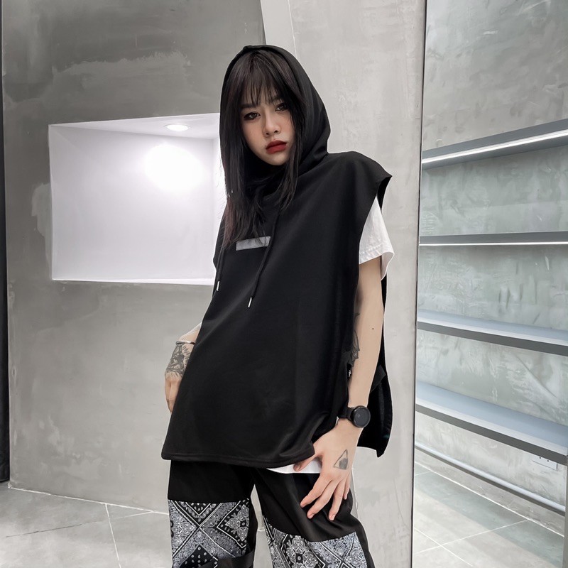 Áo hoodie sát nách phản quang | BigBuy360 - bigbuy360.vn