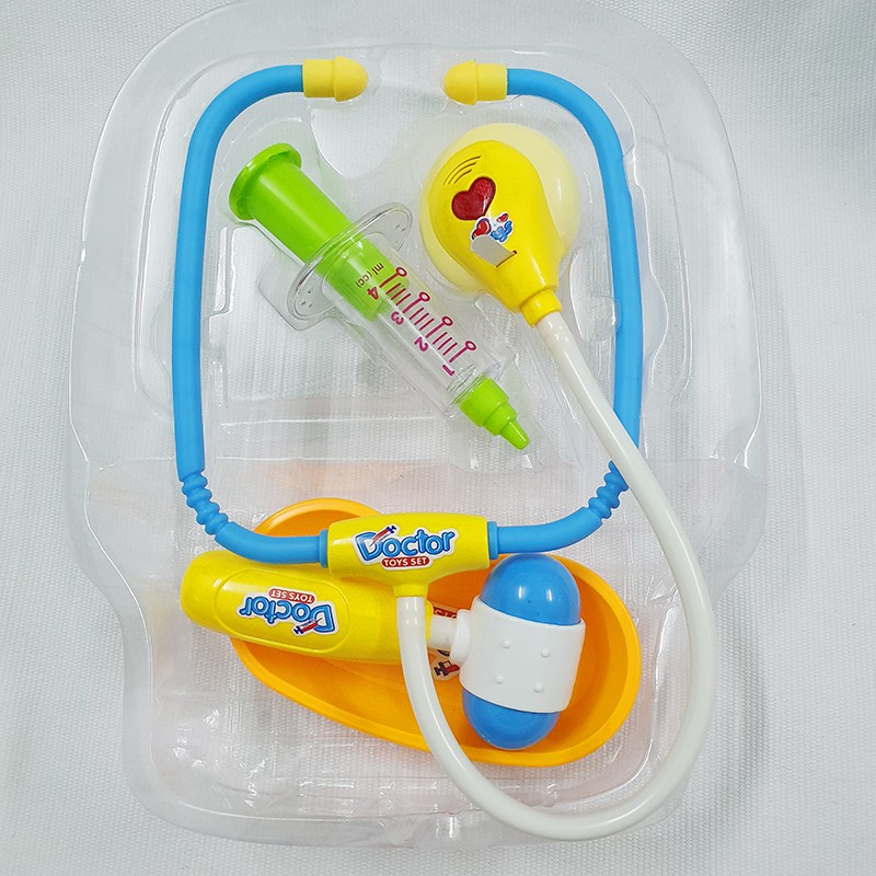 Bộ đồ chơi vali bác sĩ dạng vali kéo dụng cụ có pin, có đèn, âm thanh dành cho các bé muốn chơi trò tập làm bác sĩ