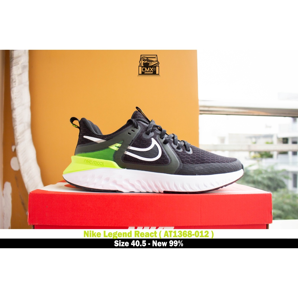 [ HÀNG CHÍNH HÃNG ] GIày Nike Legend React 2 Black/White Volt Noir ( AT1368-012 ) - HÀNG CHÍNH HÃNG 100%