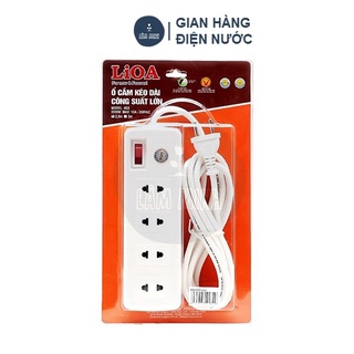 Ổ cắm điện công suất lớn 4 ổ lioa 4ss2.5-2 3300w