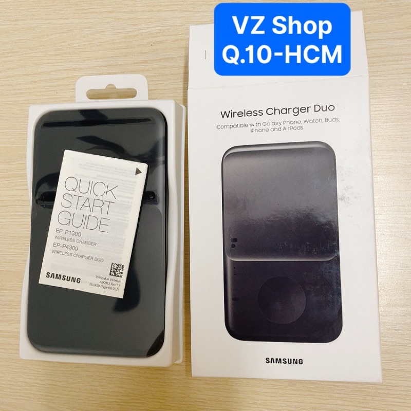 Chính hãng nguyên hộp-Đế sạc đôi không dây Wireless Charger Duo  bảo hành 6 tháng